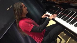 NAMM 2017 Robbie Gennet on the Yamaha S7X grand piano