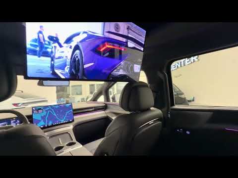 XPENG X9 Performance AWD Midnight Black / AHK / CH Typengenehmigung IVI / an Lager-video-59