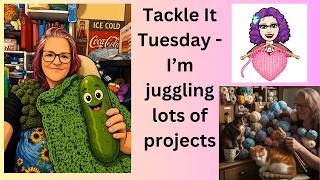 Tackle it Tuesday - I'm knitting but I have so much crochet to do first- #Stitcherhood blanket