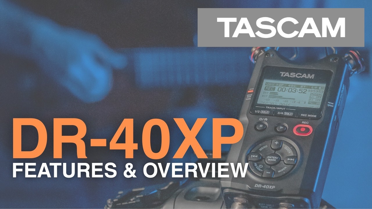 DR-40XP Features & Overview - YouTube