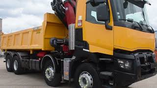 Eladó Renault C430 2 side tipper + Crane HMF 2120 - remote control billenős teherautó - Kép 4 | Autoline HU Renault C430 2 side tipper + Crane HMF 2120 - remote control billenős teherautó | Kép 4 - Autoline