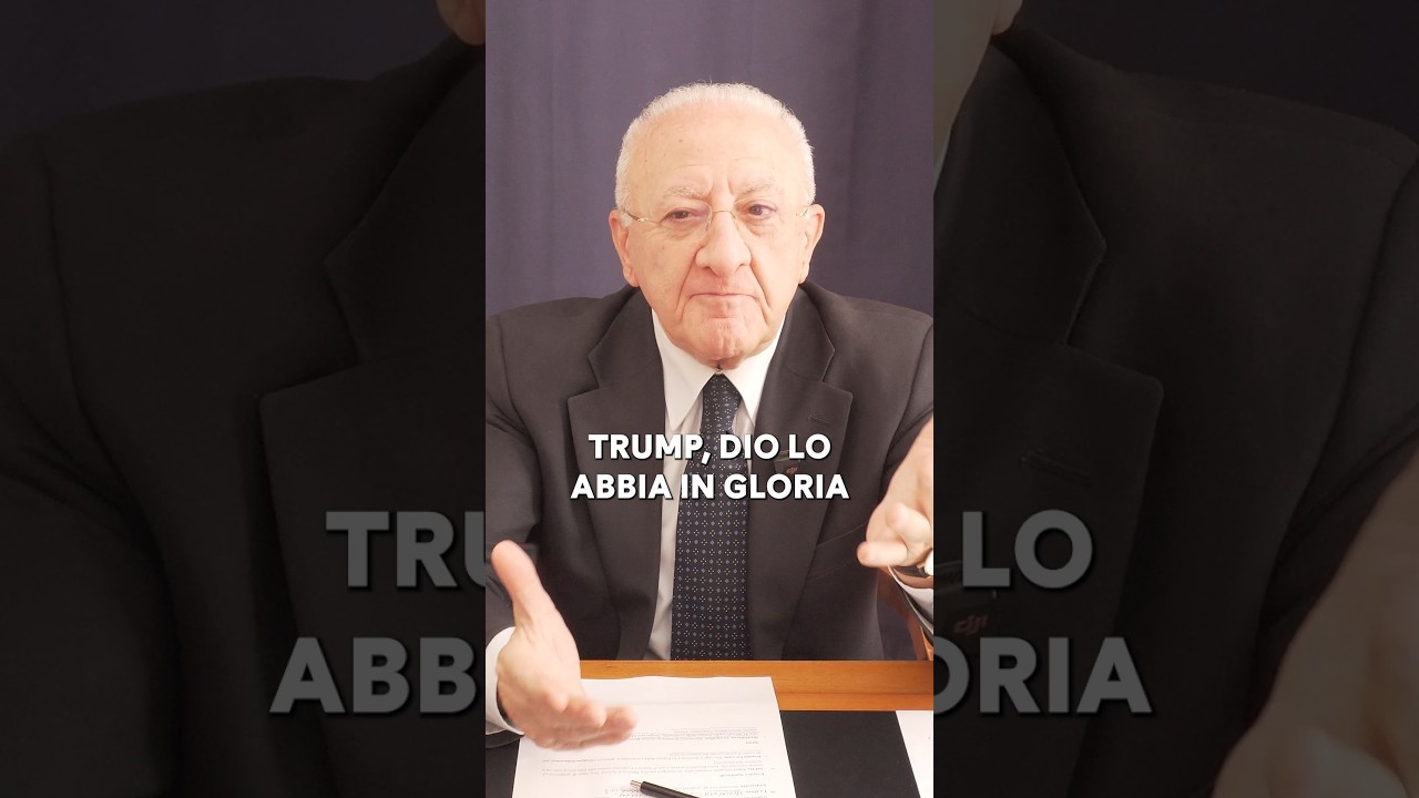 DE LUCA: «VIA LE SANZIONI E STOP AI 14 MILIARDI IN DIFESA: RISORSE AL GASOLIO PER LE IMPRESE»