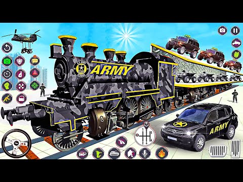 Offroad US Army Transport Sim - Uphill Truck and Jeep Driving | Android Gameplay