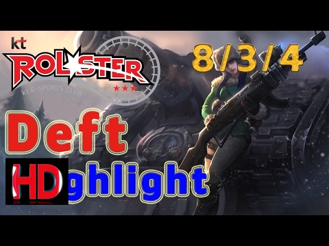 Highlight KT Rolster Deft Caitlyn ADC vs Draven Patch 7.2| VivuGaming✔