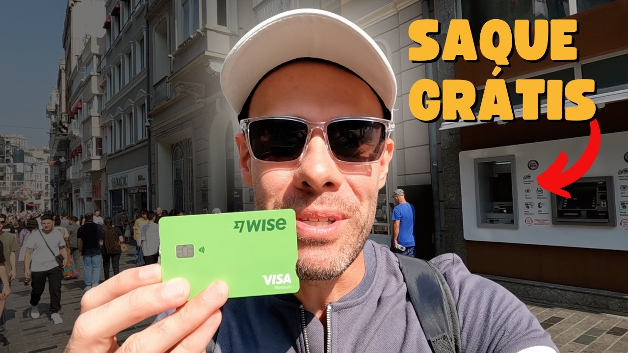 Como sacar dinheiro com a conta WISE de GRAÇA