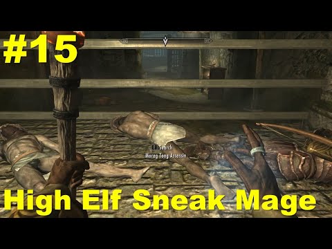 Skyrim High Elf Sneak Mage on Legendary Difficulty - 15