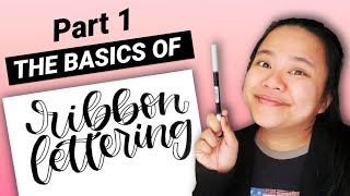 EASY Ribbon Lettering Tutorial - Start with the basics!