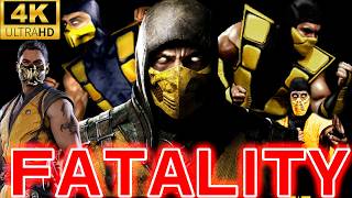 ※グロ注意【スコーピオン(Scorpion)】FATALITY集【MK,MK2,MK3,MK4,MK9,MKX,MK11,MK1】