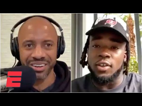 ロナルド・ジョーンズ2世、スーパーボウルLVでのブッシュのチーフス戦勝利＆トム・ブレイディとの対戦について｜KJZ (Ronald Jones II on the Bucs' win over the Chiefs in Super Bowl LV & playing with Tom Brady | KJZ)