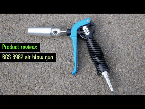 Review of the BGS 8982 air blow gun with a venturi nozzle
