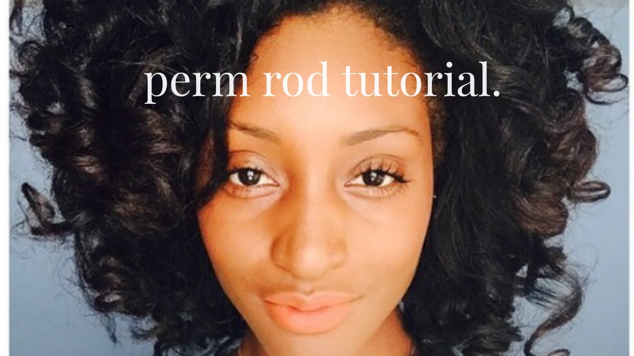 Ultimate Perm Rod Set on Dry Natural Hair