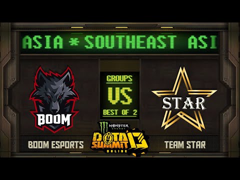 BOOM vs TEAM STAR Game 1 - Monster Energy Dota Summit 13 Online SEA: Groups w/ SeekNStrike & Avo+