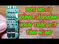 CHỈ CẦN 1 MẠCH DUY NHẤT DÙNG ĐƯỢC PIN 1S 2S 3S