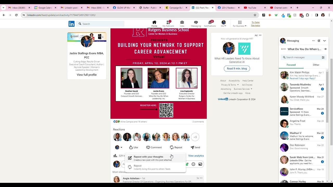 LinkedIn: Share Post to Groups