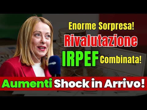 💥 BUONE NOTIZIE PENSIONATI! AUMENTI 2026 ULTIM'ORA 👉 TABELLA RIVALUTAZIONE + IRPEF COMBINATA! 💰