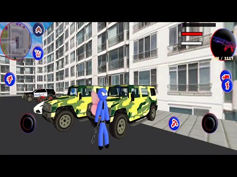 US Police Stickman Rope Hero Army Crime Simulator #3