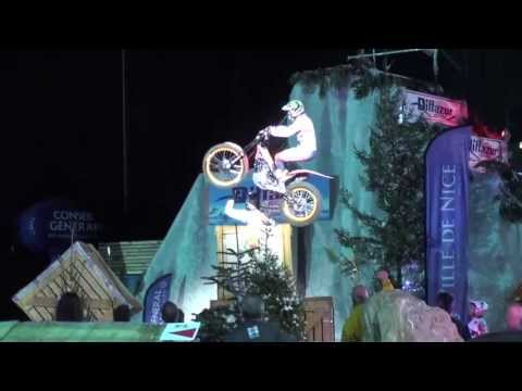 Toni Bou  X trial Nice 2013 Moto trial