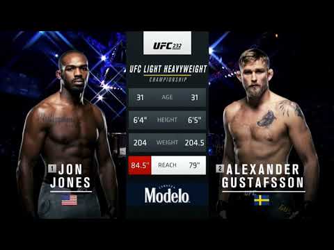UFC 232 - Jon Jones vs Alexander Gustafsson 2 - Full Fight Highlights