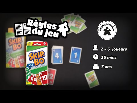 🎴 SKIP BO 🎴 Game rules by #mattel #explainit