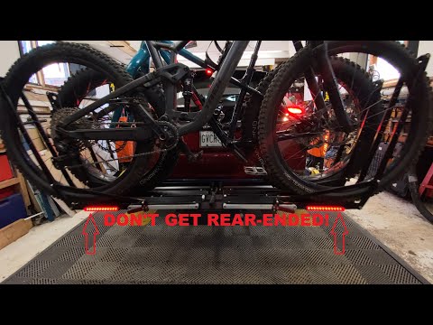 Magnetic LED lights for your 1UP bike rack!