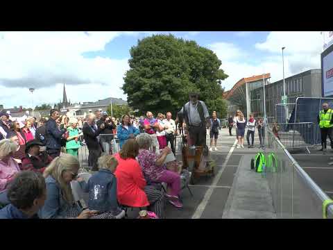 Glenside Ceili Band with Kevin Cunniffe at the Fleadh Cheoil in Mullingar 2022.