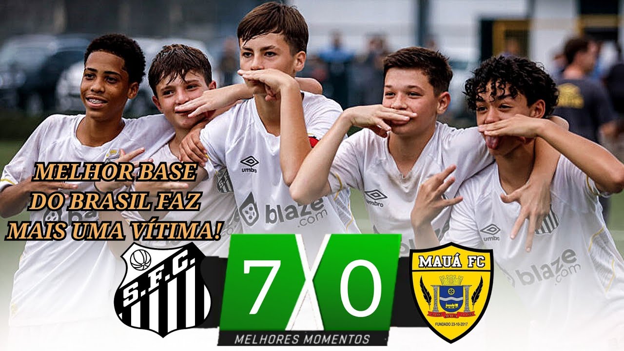 Santos 7 x 0 Mauá | Gols e Melhores Momentos | Paulistão Sub-15 2025