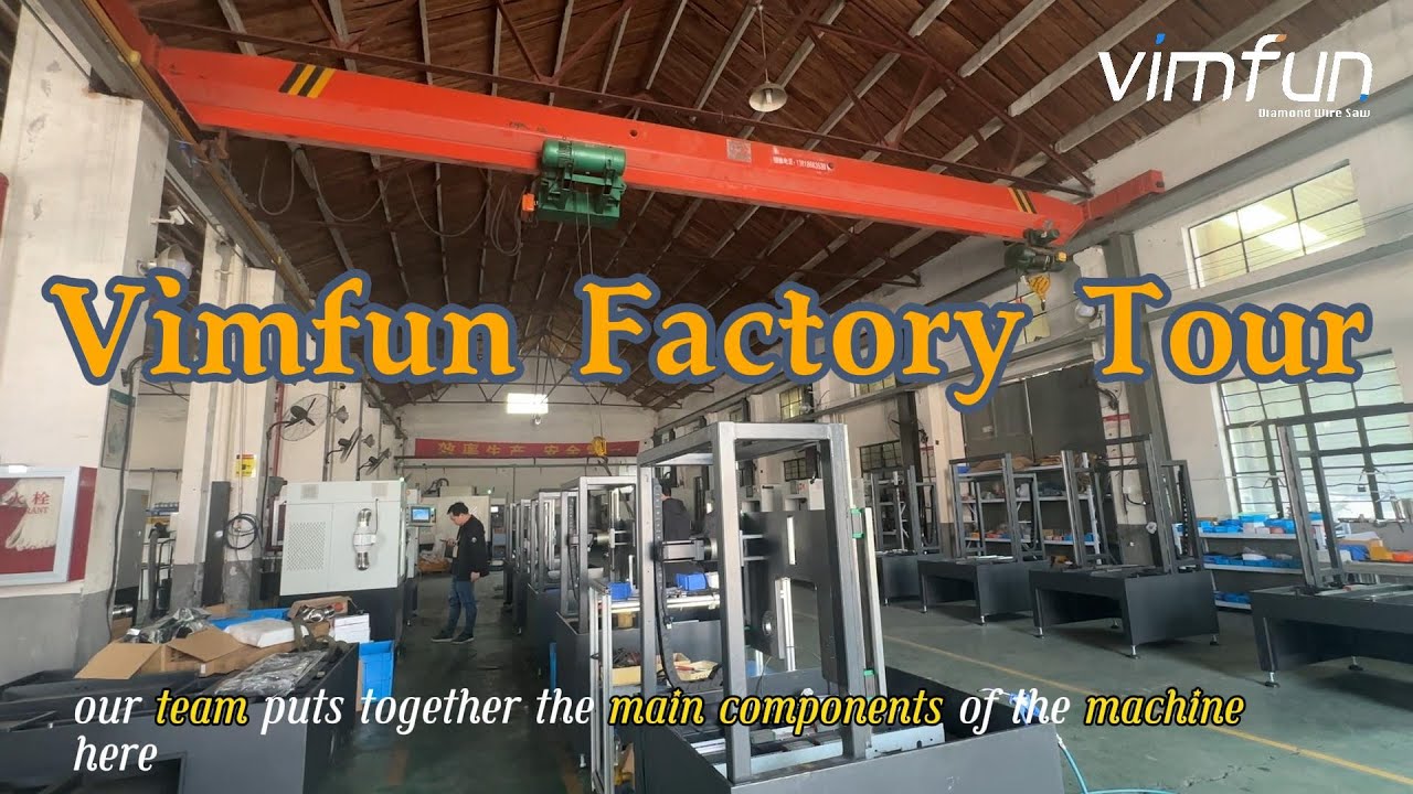 china infrared optics equipment manufacturer — Vimfun closed-loop diamond wire saw assembly line in Shanghai