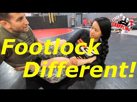 Straight Footlock like a Toe Hold!