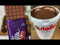 Nutella Bucket Dairy Milk Chocolate ASMR I Satisfying