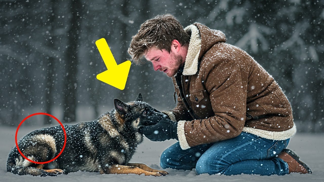 Man Rescued a FROZEN K9 German Shepherd Puppy, but What He Found Below Will SHOCK You!