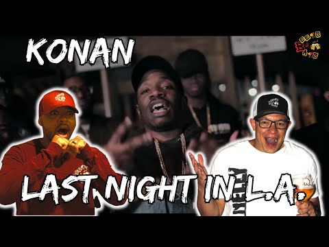 KONAN PUT HIS STAMP ON LA!!!! | Americans React to Konan - Last Night In LA