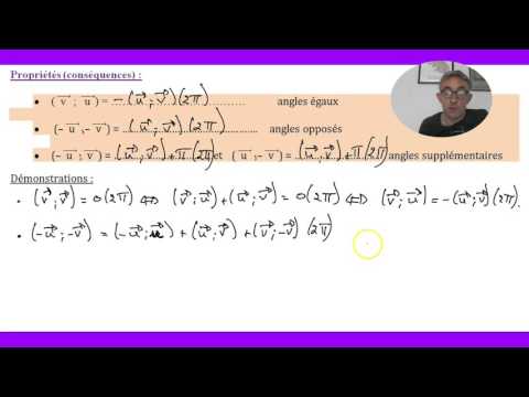 Propriétés angles orientés