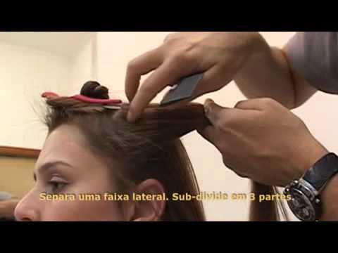 Passo a passo de Trança com Sylvio Rezende e produtos da Lacan