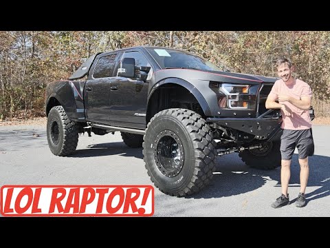 Ford F250 MEGARAPTOR Lariat Ultimate: Start Up, Test Drive, Walkaround, POV and Review