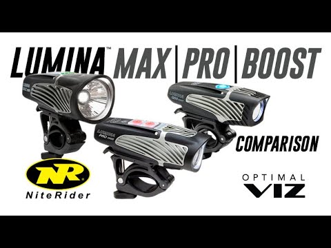 NiteRider Lumina™ Max, Pro, & Boost Models Comparing the Best Bike Lights