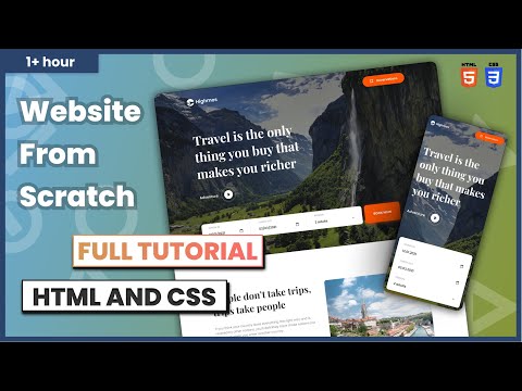 🔥  Professional Website from Start to Finish 2021 [Full Tutorial] | HTML, CSS Tutorial