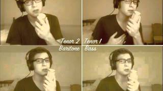 It's A Blue World - The Four Freshmen (Multitrack cover/transcription by Charlie Rosen)