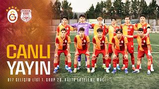🔴 Galatasaray U17 - A. G. Pendikspor U17 (U17 Gelişim Ligi 1. Grup 28. Hafta Erteleme Maçı)