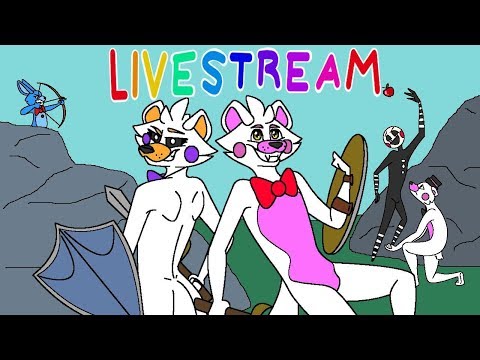 Minecraft Fnaf Livestream -  Funtime Foxy And Lolbits Hypixel Journey