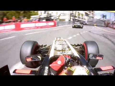 Kimi Raikkonen incredible last lap  Monaco 2013 On Board overtakings