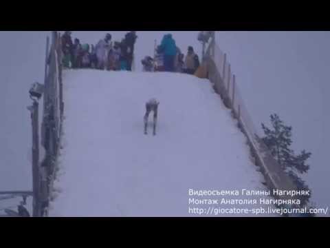 Видео: Видео горнолыжного курорта Золотая Долина в Ленинградская область