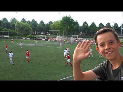 Eerste helft DOVO JO17-1 - ASC Nieuwland JO17-1.