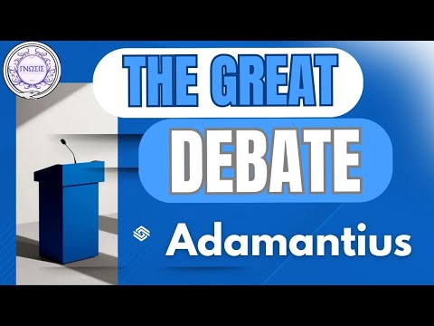The Great Debate: The Adamantius Dialogue