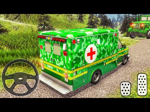 US Army Ambulance Driving Simulator 2020 - Soldier Rescue Duty - Android Gameplay
