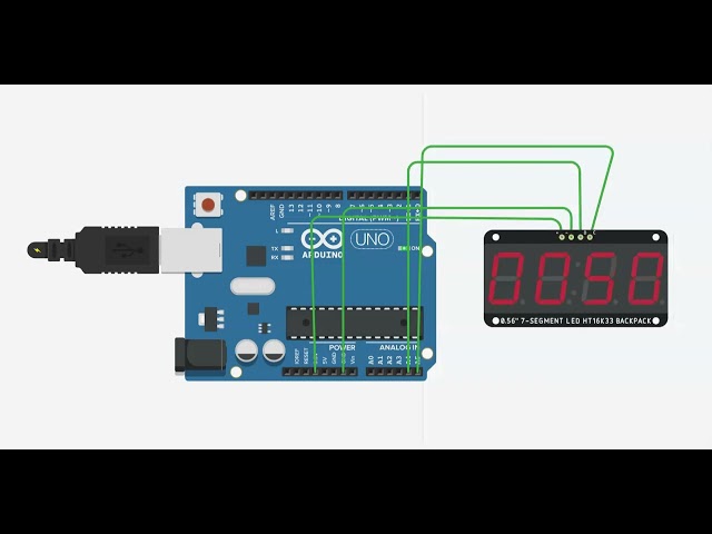 Vídeo relacionado con Fegtrtyoa Módulo de Pantalla LED HT16K33, 4 Dígitos, 7 Segmentos, Reloj de Tiempo, Tubo Indicador, 0,56 Pulgadas, Rojo