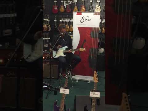 Ian Thornley of Big Wreck - SRV style and Ghosts Solo / Suhr Event  Peachguitars