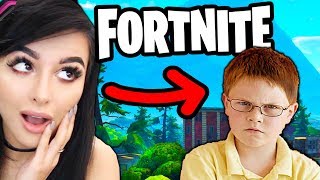 GUYS ON FORTNITE THINK IM A LITTLE KID