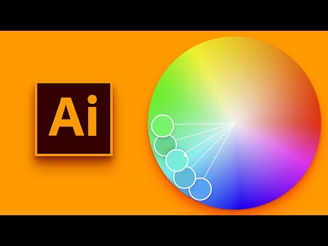 Color Wheel in Illustrator اردو हिंदी Eng Sub