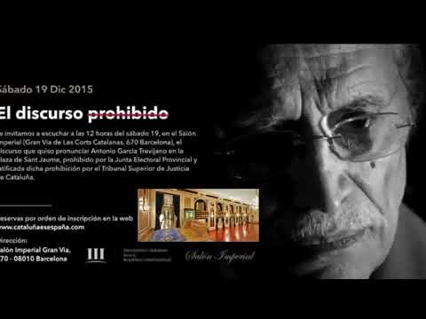 19-D Trevijano hablará en Barcelona  Sala Imperial  Indicios de que el Sistema se tambalea