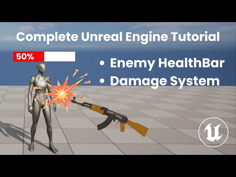 Complete Enemy HealthBar With Damage System | Unreal Engine Tutorial